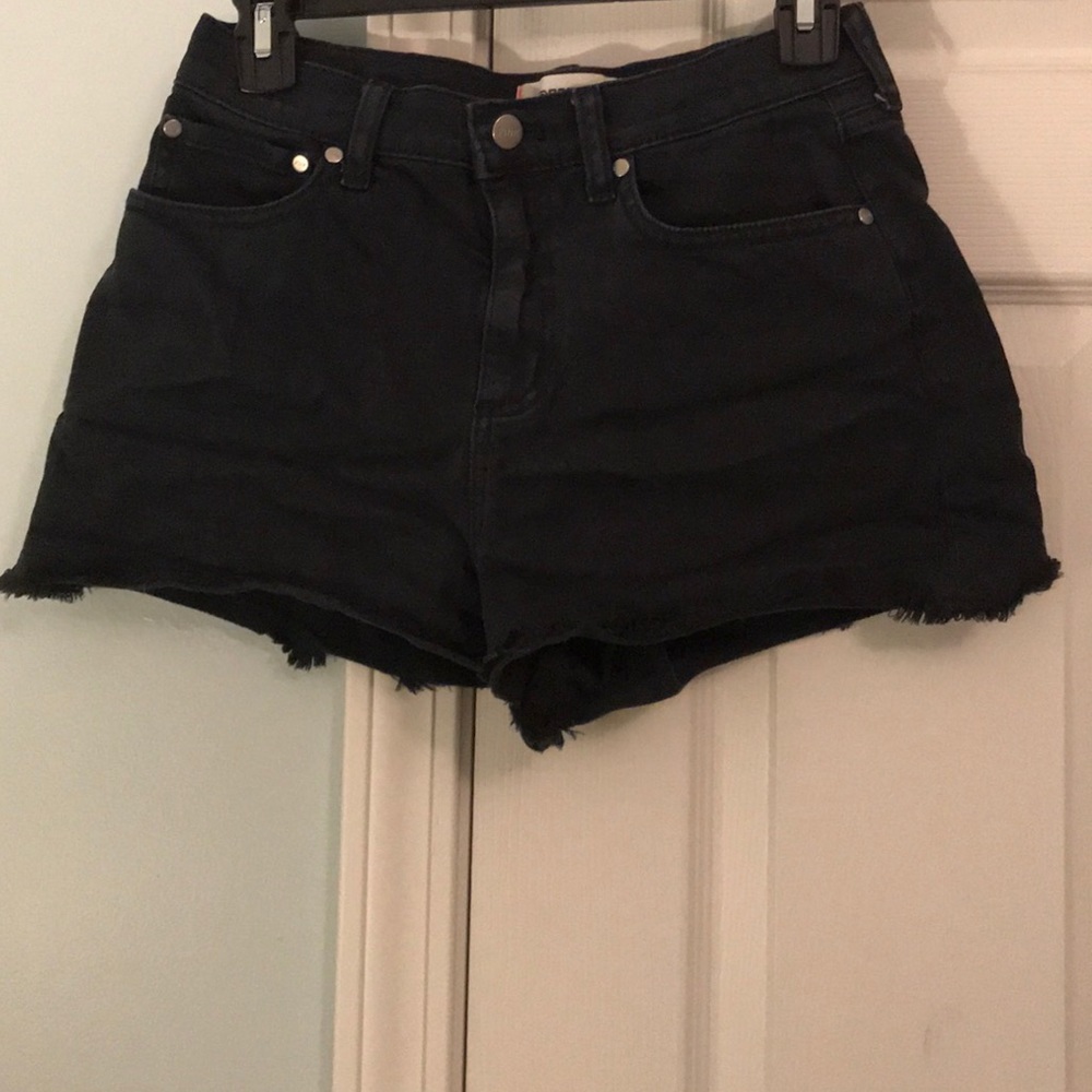 VS PINK Black Denim Shorts